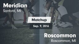 Matchup: Meridian vs. Roscommon  2016