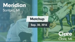 Matchup: Meridian vs. Clare  2016