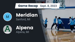 Recap: Meridian  vs. Alpena  2023
