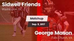 Matchup: Sidwell Friends vs. George Mason  2017