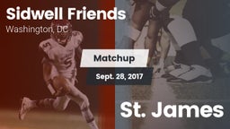 Matchup: Sidwell Friends vs. St. James 2017
