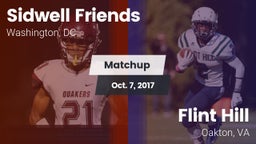 Matchup: Sidwell Friends vs. Flint Hill  2017