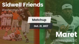 Matchup: Sidwell Friends vs. Maret  2017