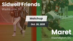 Matchup: Sidwell Friends vs. Maret  2018