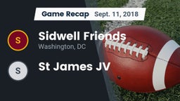 Recap: Sidwell Friends  vs. St James JV 2018