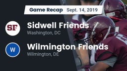 Recap: Sidwell Friends  vs. Wilmington Friends  2019