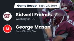 Recap: Sidwell Friends  vs. George Mason  2019