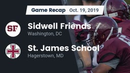 Recap: Sidwell Friends  vs. St. James School 2019