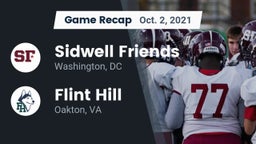 Recap: Sidwell Friends  vs. Flint Hill  2021