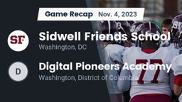 Recap: Sidwell Friends School vs. Digital Pioneers Academy 2023