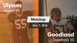 Matchup: Ulysses vs. Goodland  2016