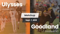 Matchup: Ulysses vs. Goodland  2018