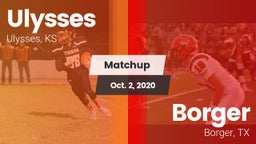 Matchup: Ulysses vs. Borger  2020