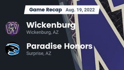 Recap: Wickenburg  vs. Paradise Honors  2022