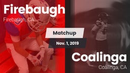 Matchup: Firebaugh vs. Coalinga  2019