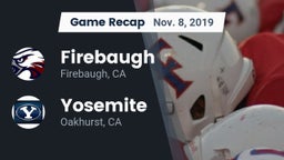 Recap: Firebaugh  vs. Yosemite  2019