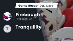 Recap: Firebaugh  vs. Tranquility  2021
