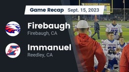 Recap: Firebaugh  vs. Immanuel  2023