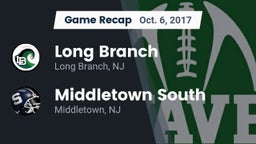 Recap: Long Branch  vs. Middletown South  2017