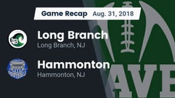 Recap: Long Branch  vs. Hammonton  2018