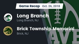 Recap: Long Branch  vs. Brick Township Memorial  2018