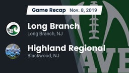Recap: Long Branch  vs. Highland Regional  2019