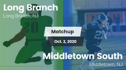 Matchup: Long Branch vs. Middletown South  2020
