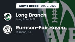 Recap: Long Branch  vs. Rumson-Fair Haven  2020