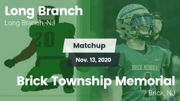 Matchup: Long Branch vs. Brick Township Memorial  2020
