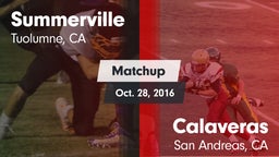 Matchup: Summerville vs. Calaveras  2016