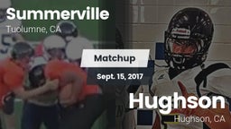 Matchup: Summerville vs. Hughson  2017