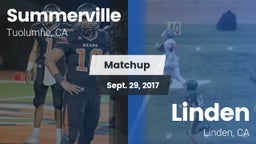 Matchup: Summerville vs. Linden  2017