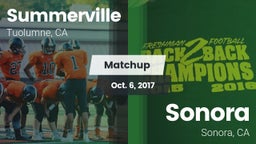 Matchup: Summerville vs. Sonora  2017