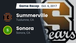 Recap: Summerville  vs. Sonora  2017