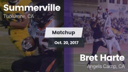 Matchup: Summerville vs. Bret Harte  2017