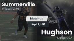 Matchup: Summerville vs. Hughson  2018