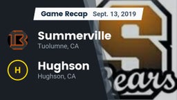 Recap: Summerville  vs. Hughson  2019