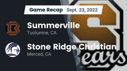 Recap: Summerville  vs. Stone Ridge Christian  2022