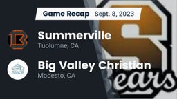Recap: Summerville  vs. Big Valley Christian  2023