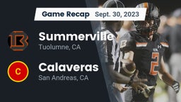 Recap: Summerville  vs. Calaveras  2023