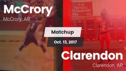 Matchup: McCrory vs. Clarendon  2017