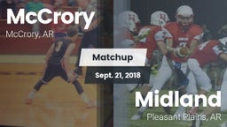 Matchup: McCrory vs. Midland  2018