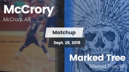 Matchup: McCrory vs. Marked Tree  2018