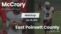 Matchup: McCrory vs. East Poinsett County  2019