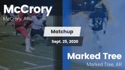 Matchup: McCrory vs. Marked Tree  2020