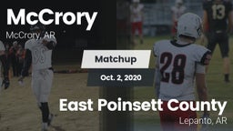 Matchup: McCrory vs. East Poinsett County  2020