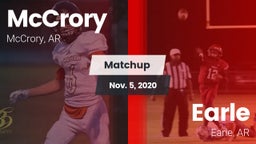 Matchup: McCrory vs. Earle  2020