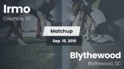 Matchup: Irmo vs. Blythewood  2016