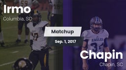 Matchup: Irmo vs. Chapin  2017