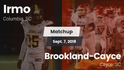 Matchup: Irmo vs. Brookland-Cayce  2018